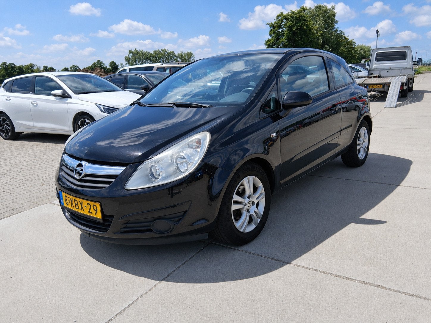 Opel Corsa 1.2 Automaat - Airco - NW APK - NAP!, 450 kg, 4 cilinders, 1229 cc, Bedrijf