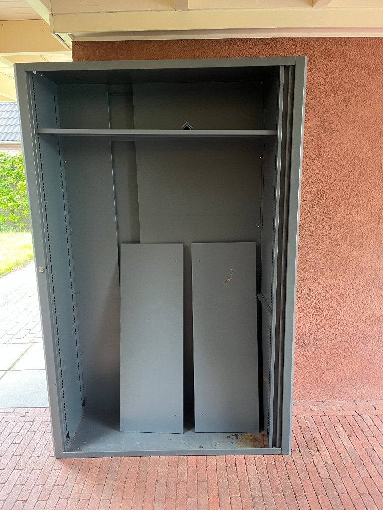 Metalenkast , zie beschrijving., Huis en Inrichting, Ophalen, Gebruikt, 100 tot 150 cm, Metaal