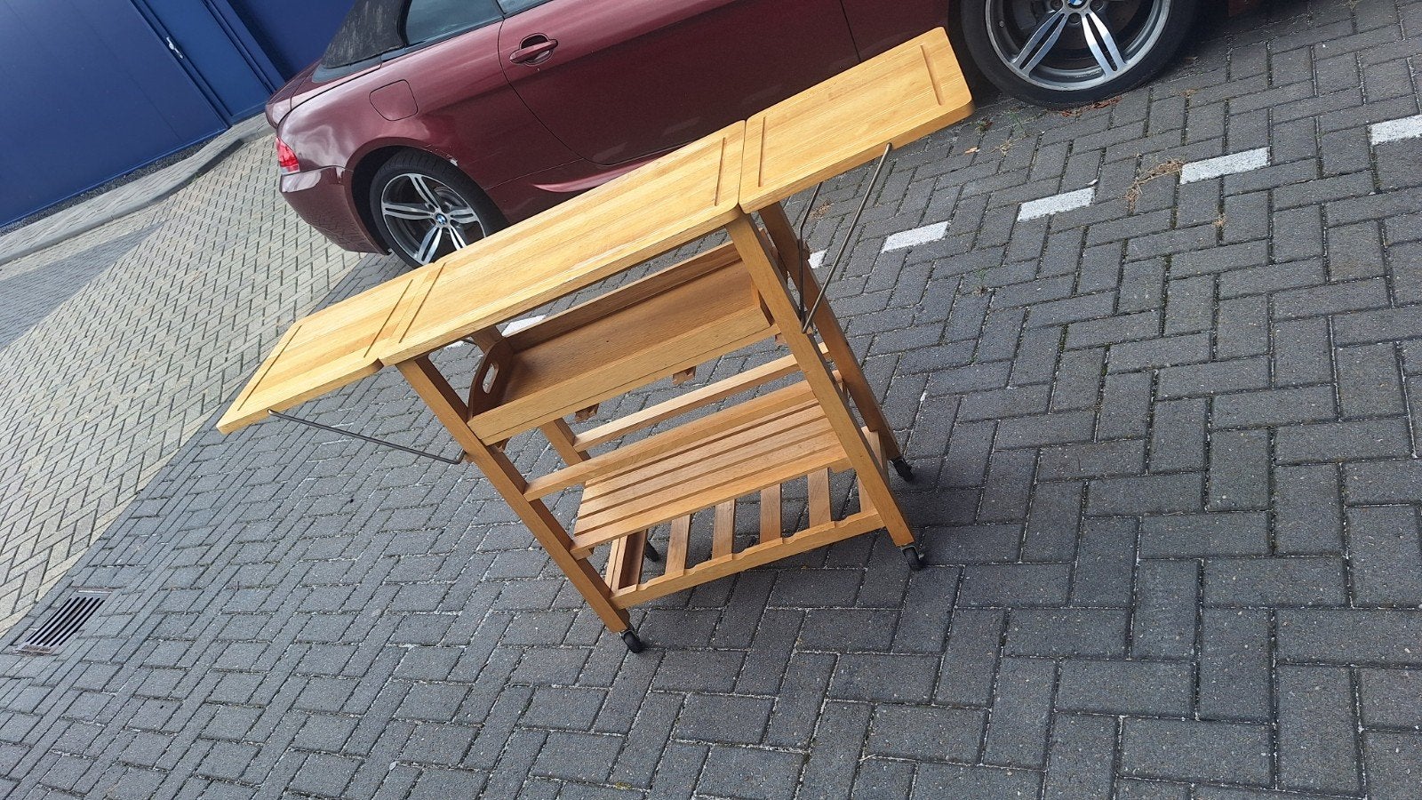 Butler Keukentrolley. luxe uitklapbaar model., Huis en Inrichting, Keuken | Keukenelementen, Ophalen, 100 tot 150 cm, Zo goed als nieuw