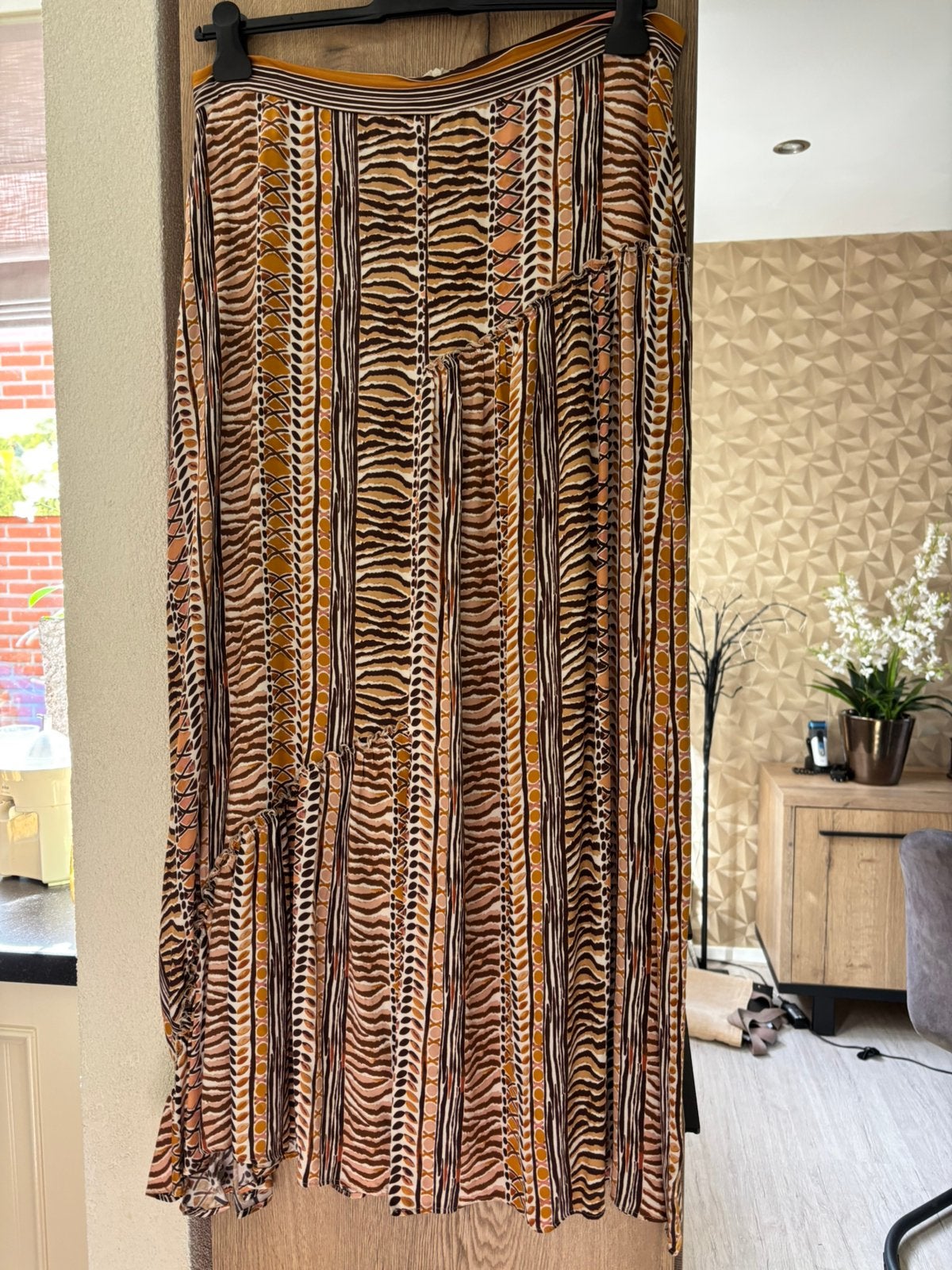 Caroline Biss Lange Rok Maat 44 - Verzending Mogelijk, Maat 42/44 (L), Nieuw, Oranje, Ophalen of Verzenden