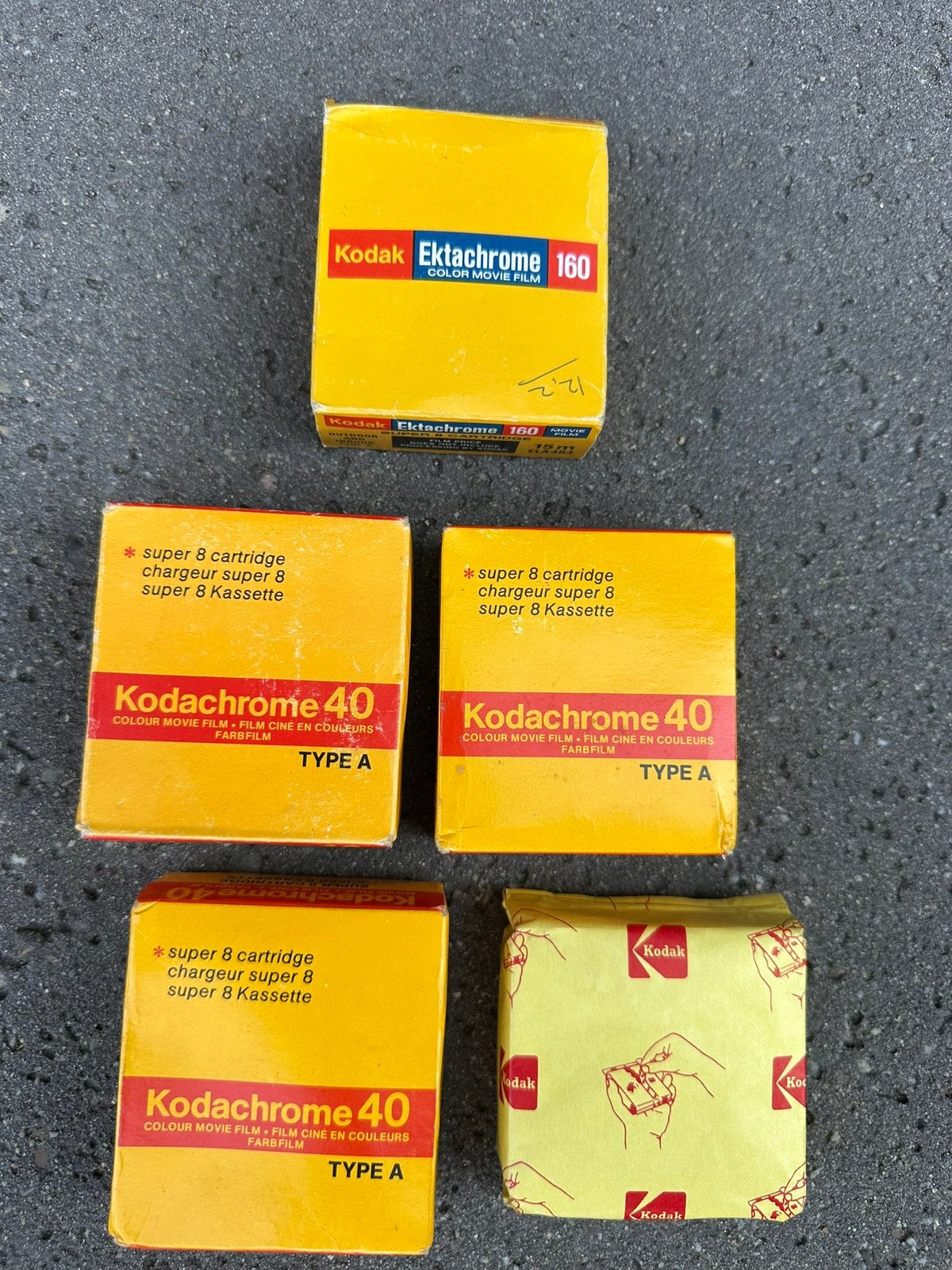 Ektachrome 160, Kodachrome 40, Agfa moviechrome 40 SOUND, Ophalen of Verzenden, 8mm film