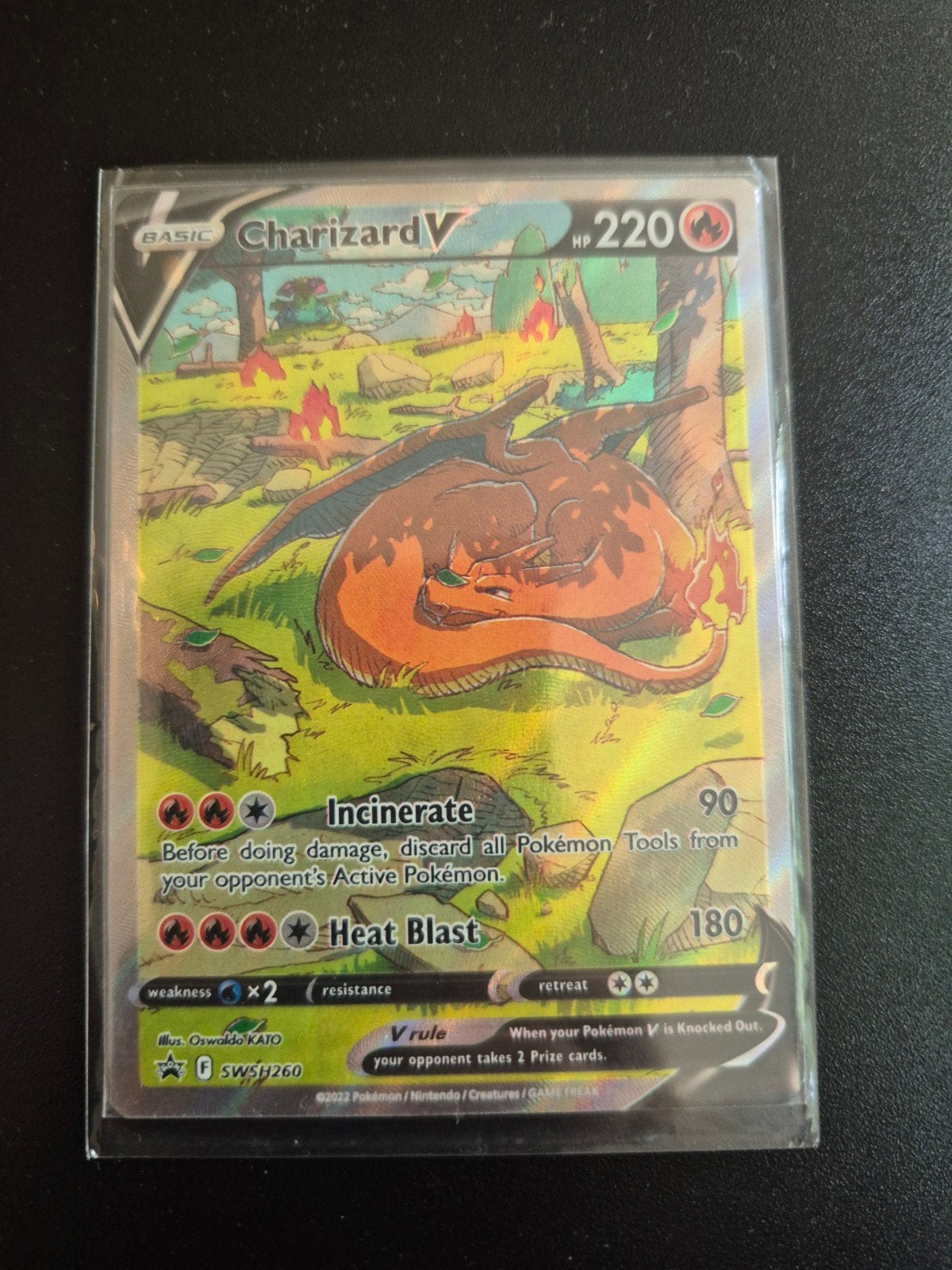 Charizard v, Hobby en Vrije tijd, Verzamelkaartspellen | Pokémon, Ophalen, Zo goed als nieuw