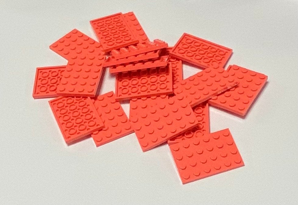 Partij 20x nieuwe 4x6 Lego platen in diverse kleuren, Overige thema's, Lego, Nieuw, Ophalen of Verzenden