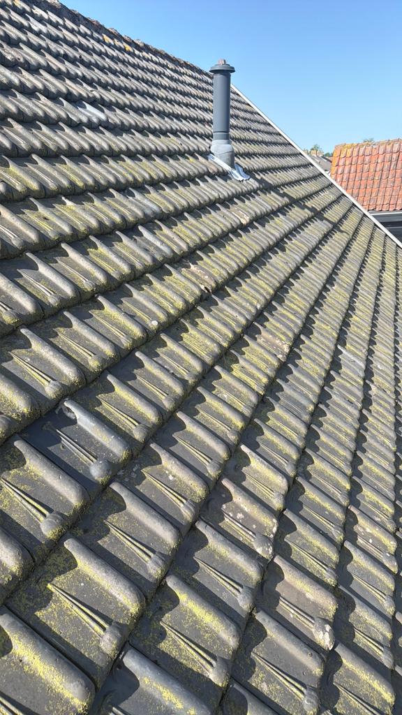 kruispannen blauw gesmoord 3000 stuks, Steen of Klei, Verzenden, Zo goed als nieuw, Minder dan 5 m²