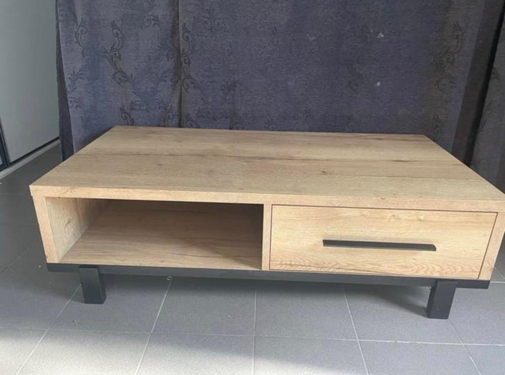 Salontafel Woody - Maxfurn - Lamulux - Natuur, Huis en Inrichting, Tafels | Salontafels, Ophalen, 100 tot 150 cm, 50 tot 100 cm