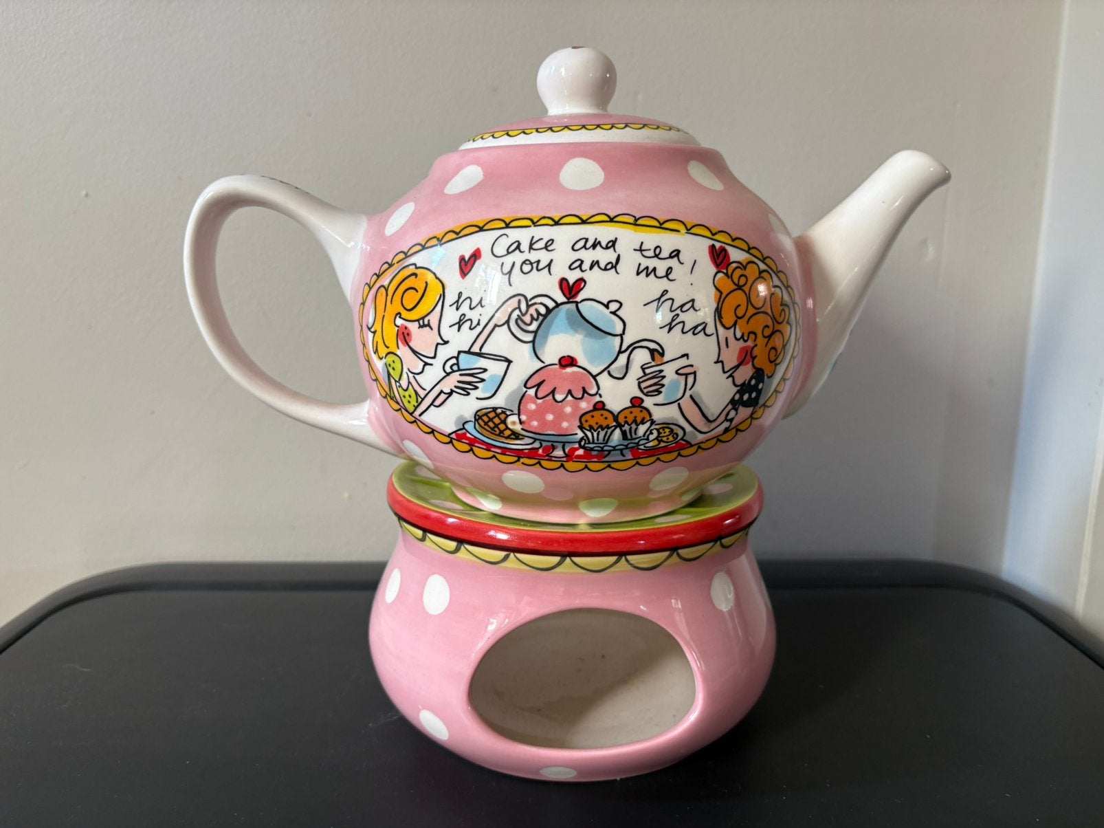 Blond amsterdam theepot, Ophalen, Zo goed als nieuw, Aardewerk, Overige typen