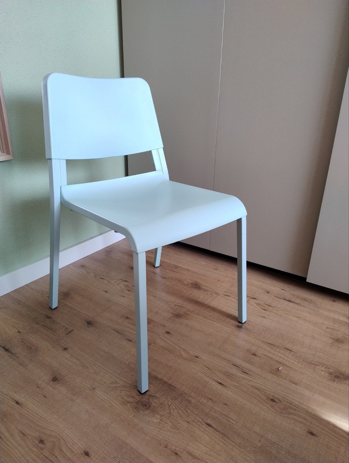 Ikea Teodores stoel lichtblauw., Ophalen, Zo goed als nieuw, Blauw, Eén