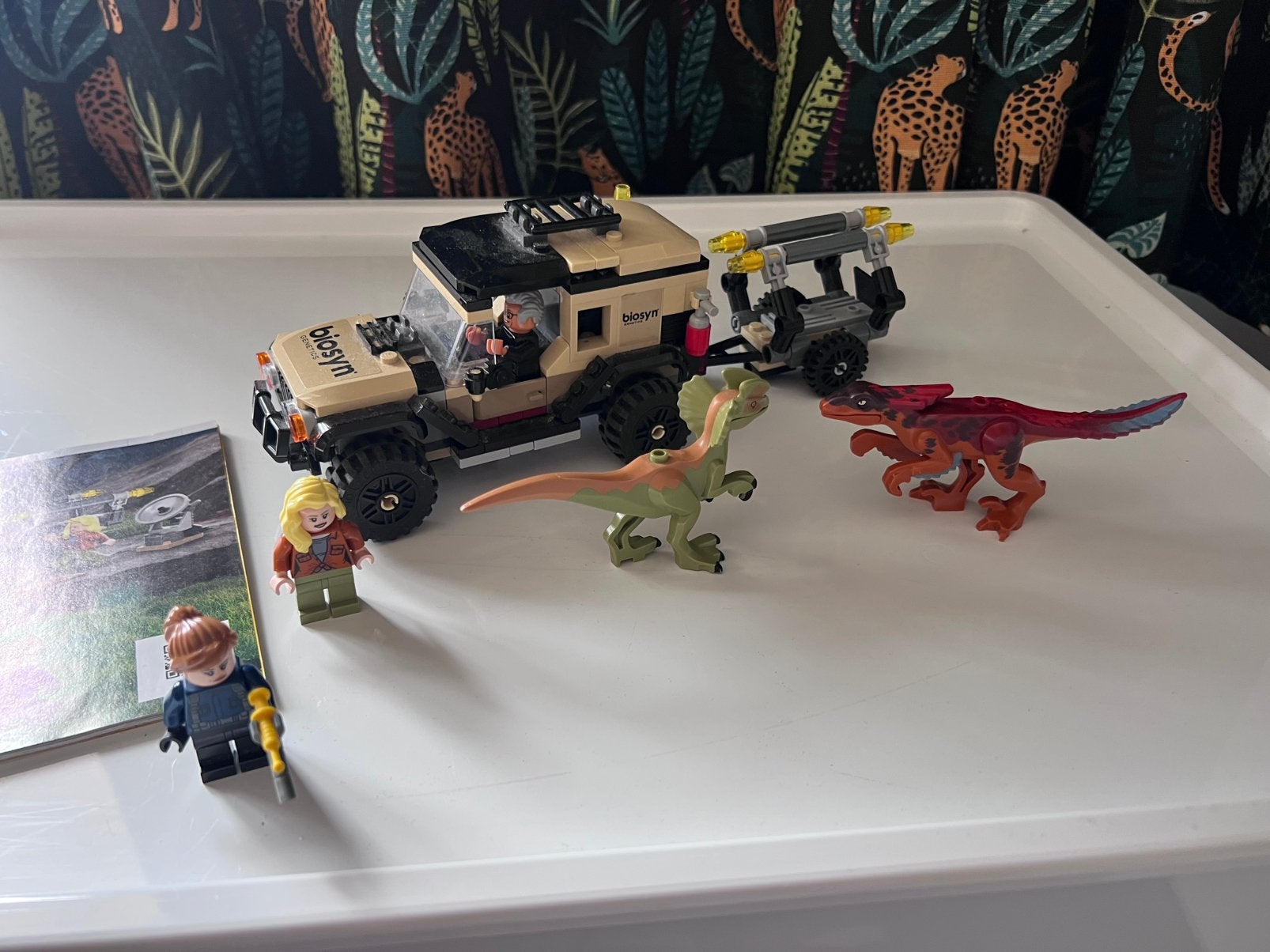 Lego Pyroraptor & Dilophosaurus transport (76951), Ophalen, Jurassic World, Lego, Zo goed als nieuw