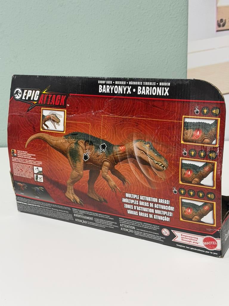 Jurassic World Park Baryonyx Epic Attack - Nieuw Zeldzaam, Actiefiguur of Pop, Nieuw, Ophalen of Verzenden, H