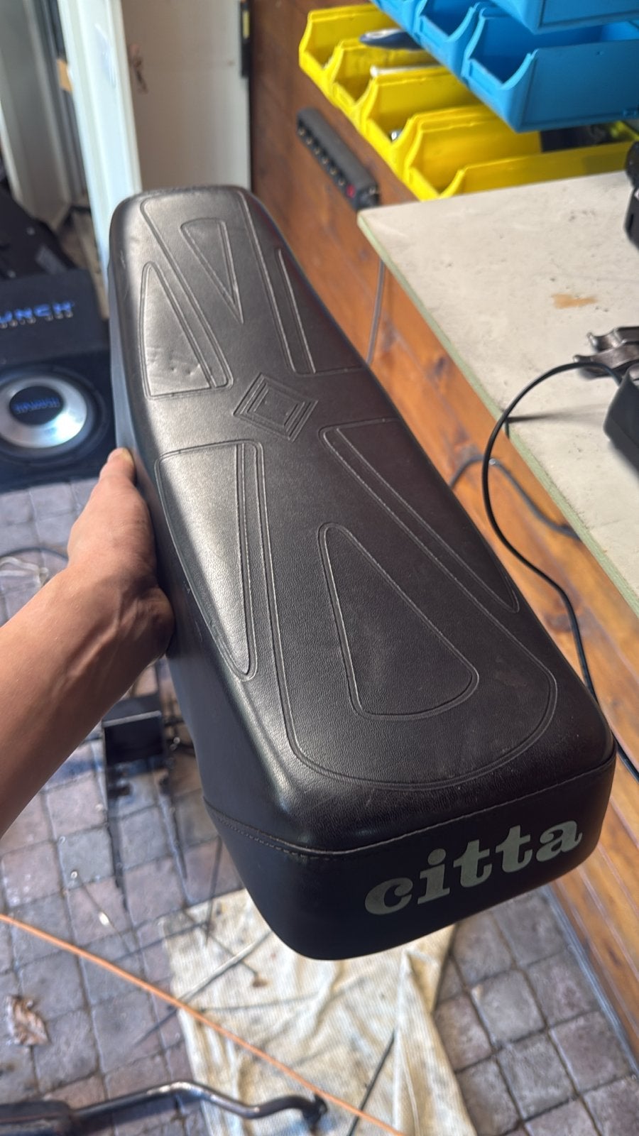 Gilera Citta Zadel Lang, Ophalen of Verzenden, Gebruikt, Zadel