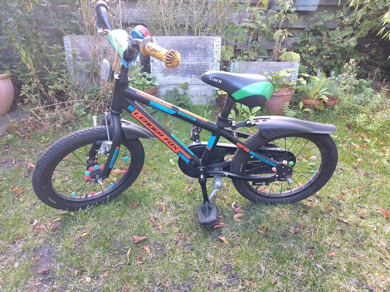 Leader Fox BMX kinderfiets 16 inch, Ophalen, 16 tot 20 inch, Velgrem, Zo goed als nieuw
