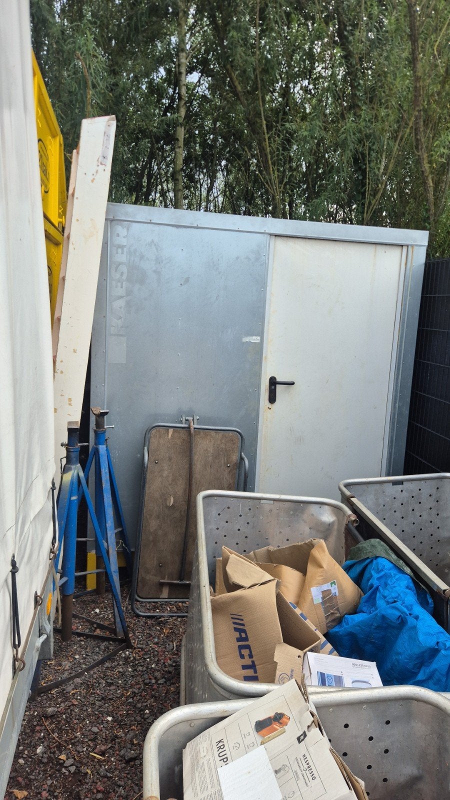tekoop materiaal opslag container 2x2, Ophalen, Zo goed als nieuw