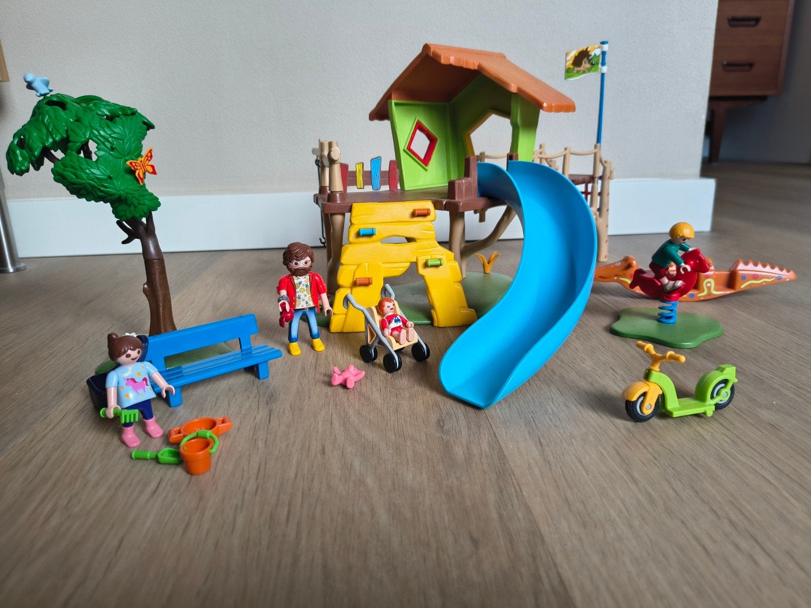 Playmobil boomhut speeltuin 70281, Ophalen of Verzenden, Gebruikt