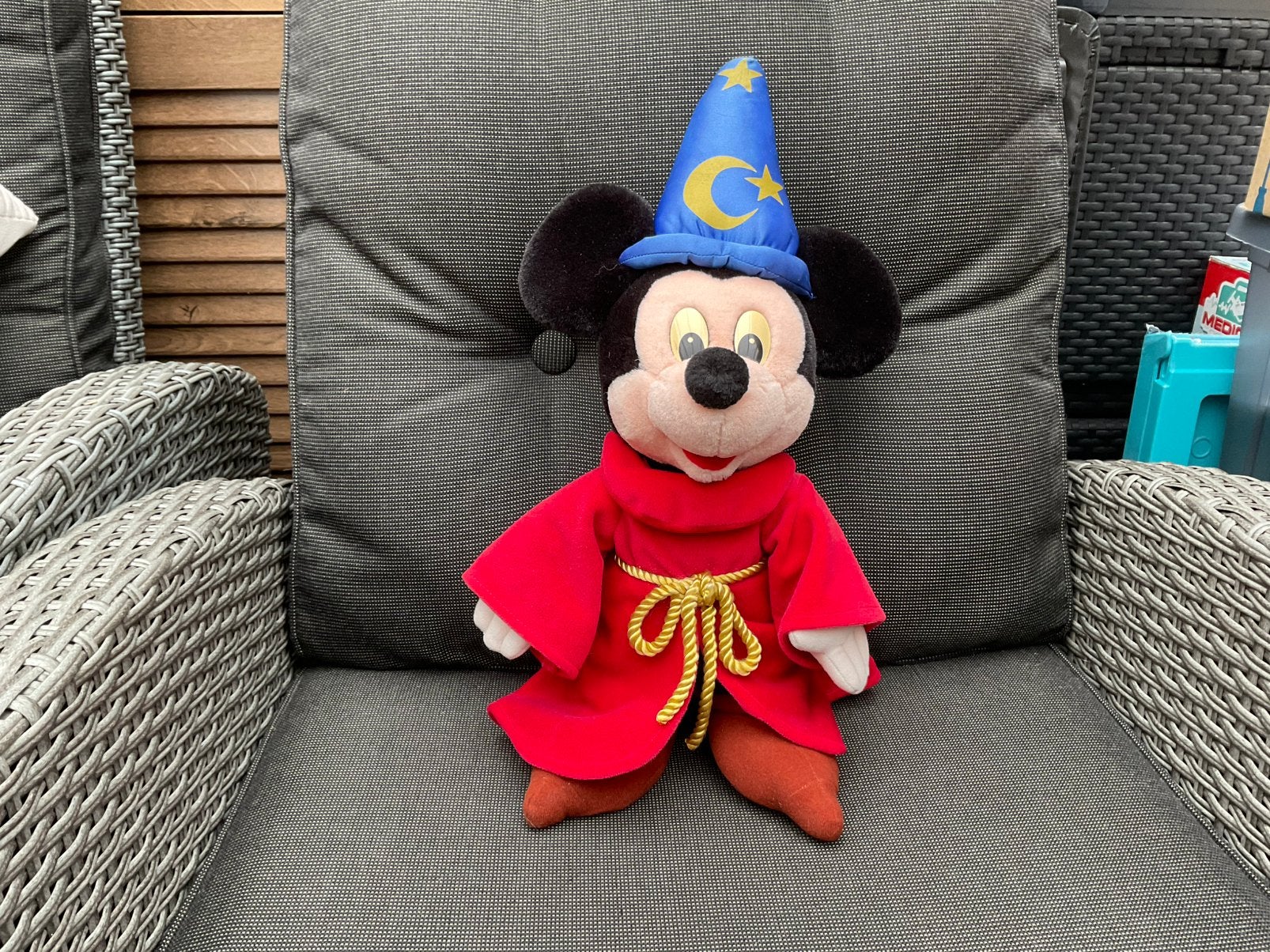 Zgan gebruikte, Disneyland Patijs Mickey Mouse Fantasia, Ophalen, Mickey Mouse, Zo goed als nieuw, Knuffel