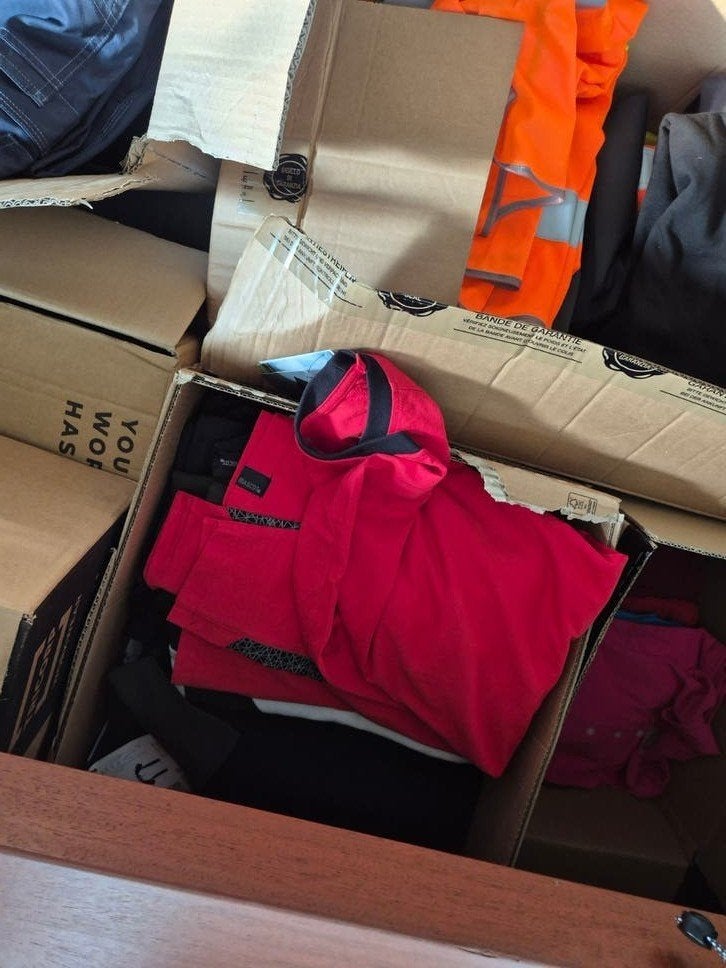 Partij werkkleding en veiligheidsschoenen, Ophalen, Nieuw