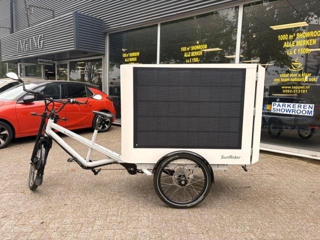 SunRider Elektrische zonnepanelen Bak fiets, als nieuw, Fietsen en Brommers, Elektrische fietsen, Ophalen, Nieuw, Overige merken