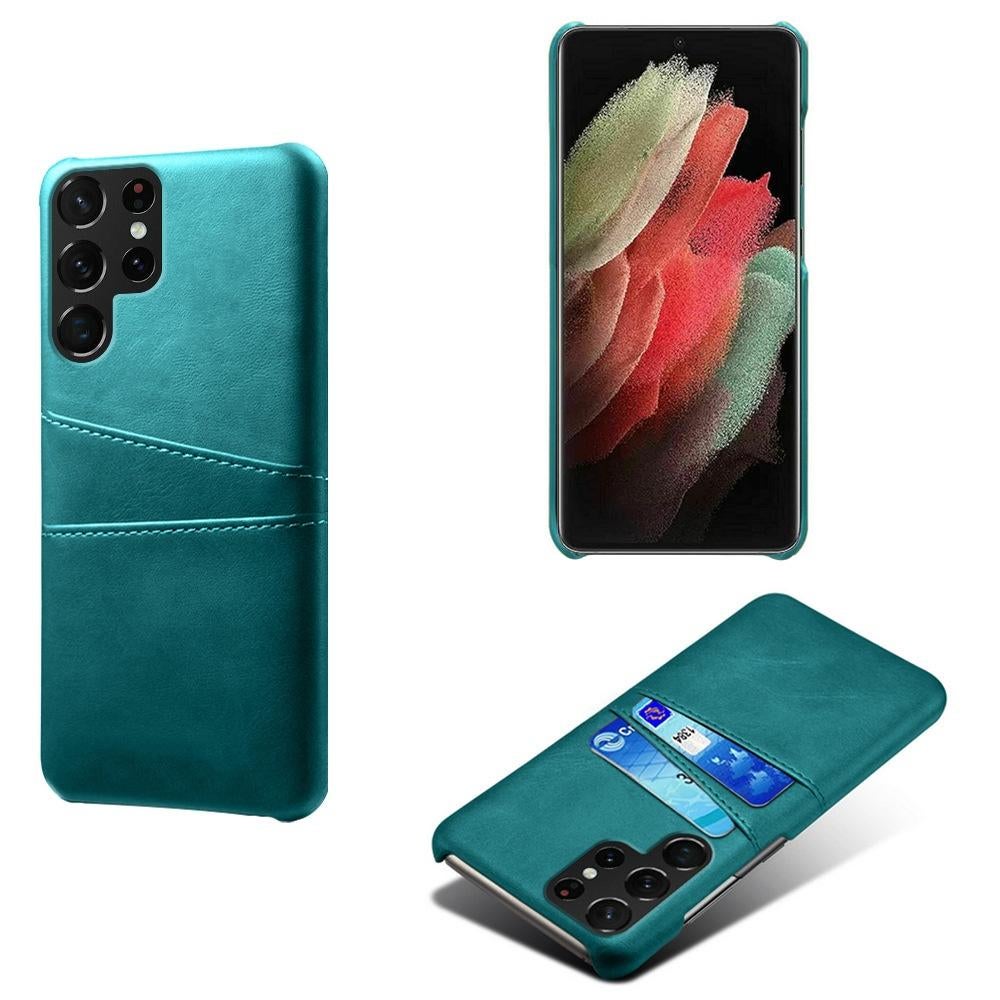 Back Cover + Screenprotector voor Galaxy S22 Ultra _ Groen, Verzenden, Nieuw, Hoesje of Tasje