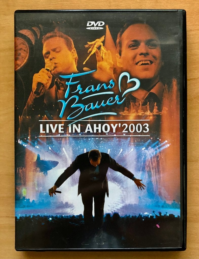 Frans Bauer - Live in Ahoy (2003) DVD, Alle leeftijden, Zo goed als nieuw, Concert, Ophalen of Verzenden
