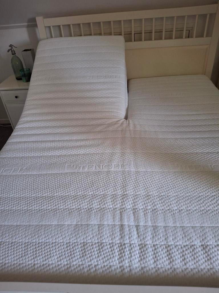 Splittopper 160x200 ️TENCEL, Ophalen of Verzenden, Zo goed als nieuw, Tweepersoons, 160 cm