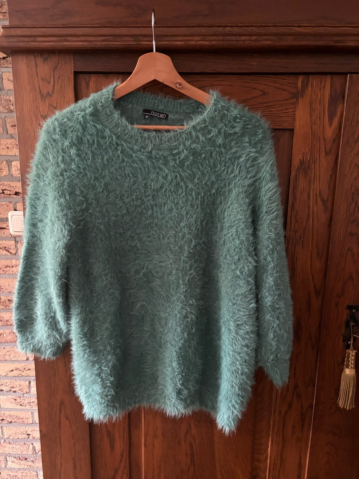 Mooie groene trui van Norah, maat 40, Maat 38/40 (M), Ophalen of Verzenden, Zo goed als nieuw, Norah