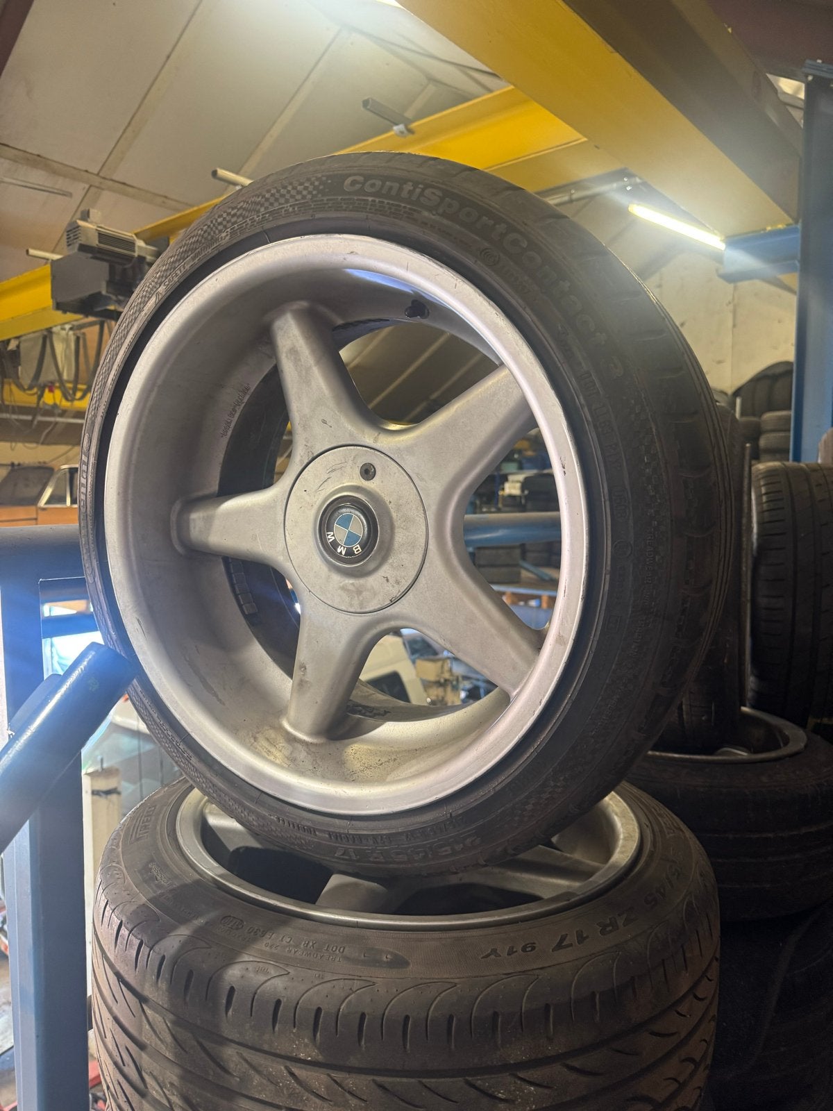 Originele Brock breedset 17 inch voor BMW E36 E34, Ophalen, Gebruikt, Banden en Velgen, 17 inch