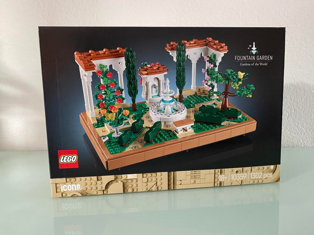 LEGO Icons 10359 Tuin met fontein. NIEUW/SEALED!!! 🆕, Ophalen of Verzenden, Nieuw, Complete set, Lego
