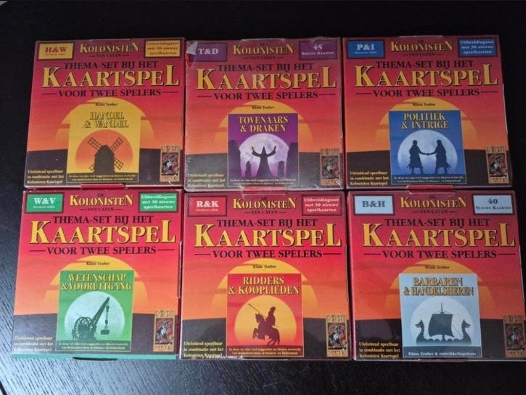 Kolonisten van Catan kaartspel uitbreidingen NIEUW IN SEAL, Een of twee spelers, Ophalen of Verzenden, Nieuw, 999 Games