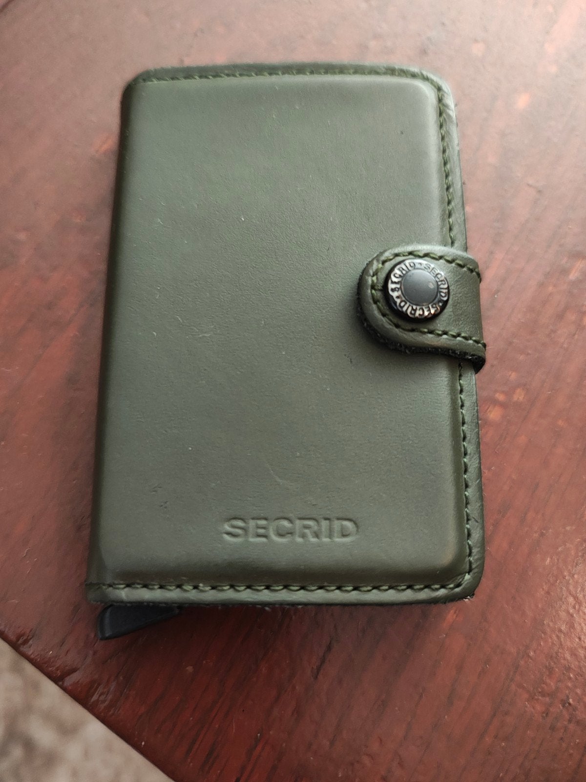 Secrid Miniwallet - Groen - Maximaal 10 kaarten, Overige merken, Leer, Nieuw, Ophalen of Verzenden