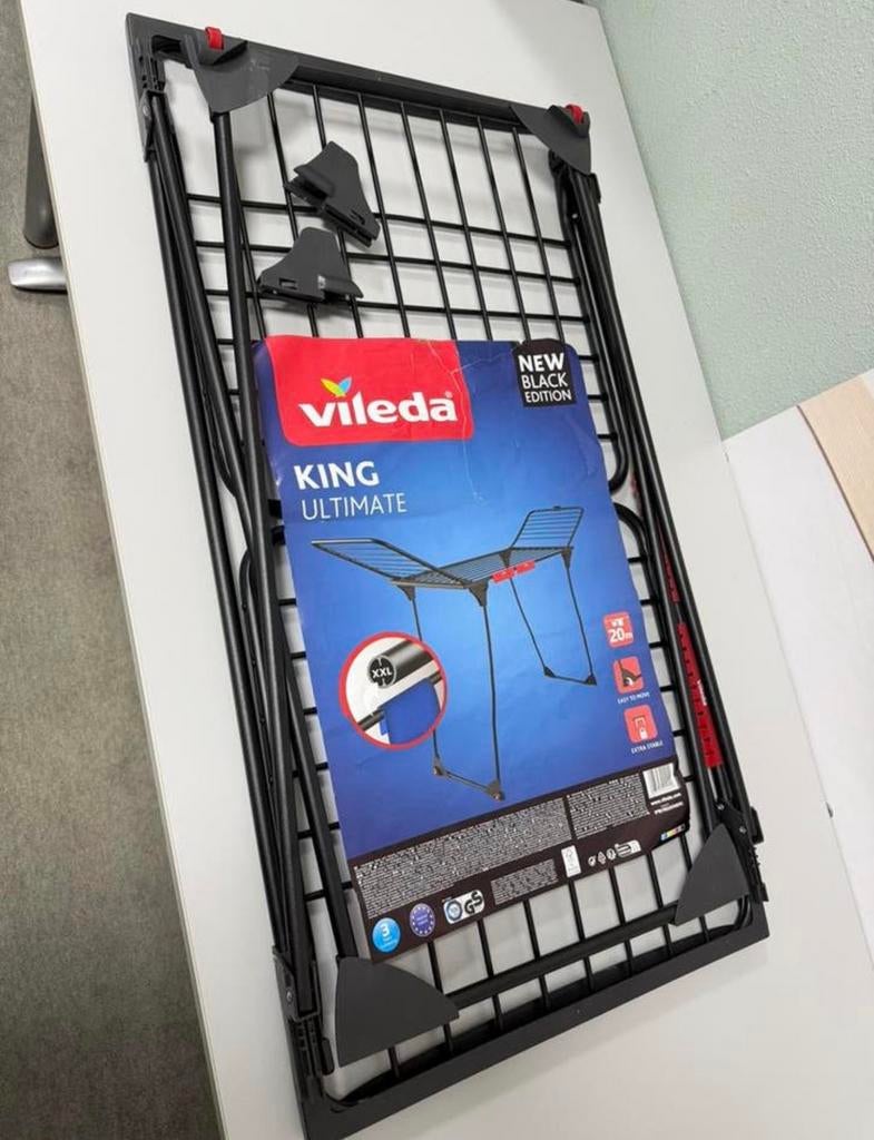 Vileda KING Ultimate Droogrek 20m drooglengte Wasrek NIEUW, Ophalen of Verzenden, H, H, H