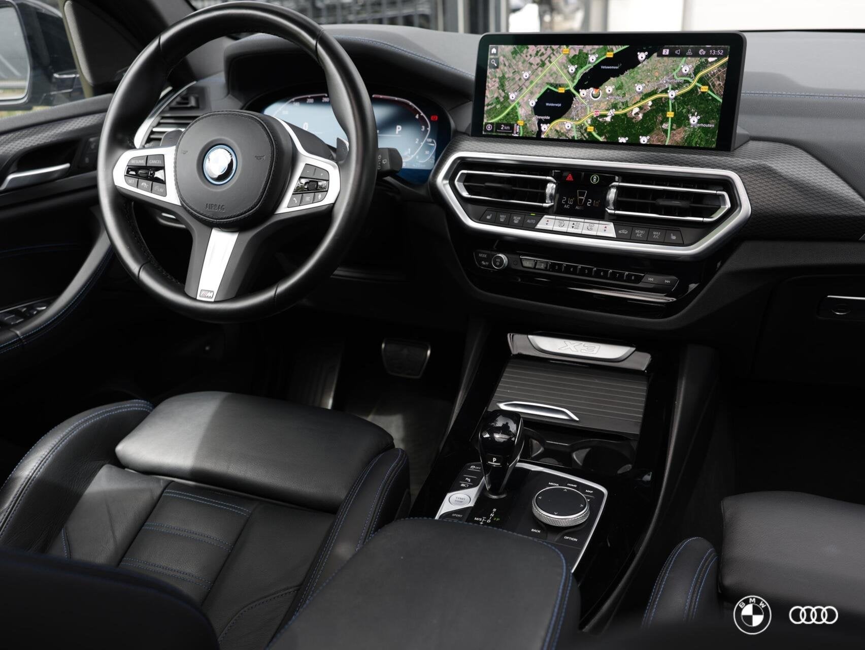 BMW X3 xDr30e M SPORT / M STOEL / PANODAK / MEMORY / HARMANK, Automaat, 1998 cc, Zwart, Bedrijf