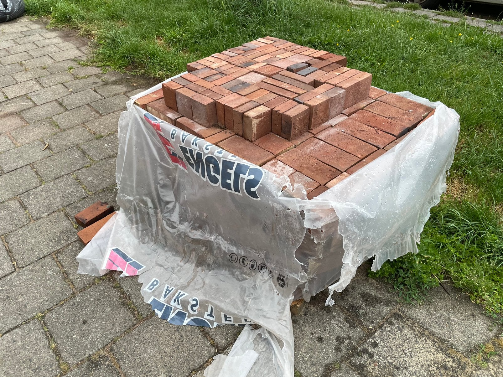 Halve pallet Engels bakstenen type Rookkwarts waalformaat, Ophalen, Nieuw, Bakstenen