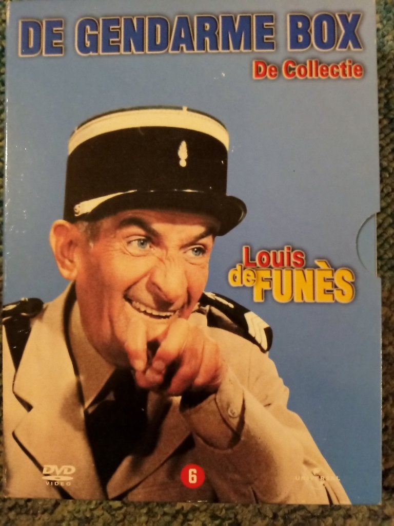 De GENDARME serie BOX van Louis de Funes, alle 6 films 6dvd, Alle leeftijden, Ophalen of Verzenden, Zo goed als nieuw, Actiekomedie