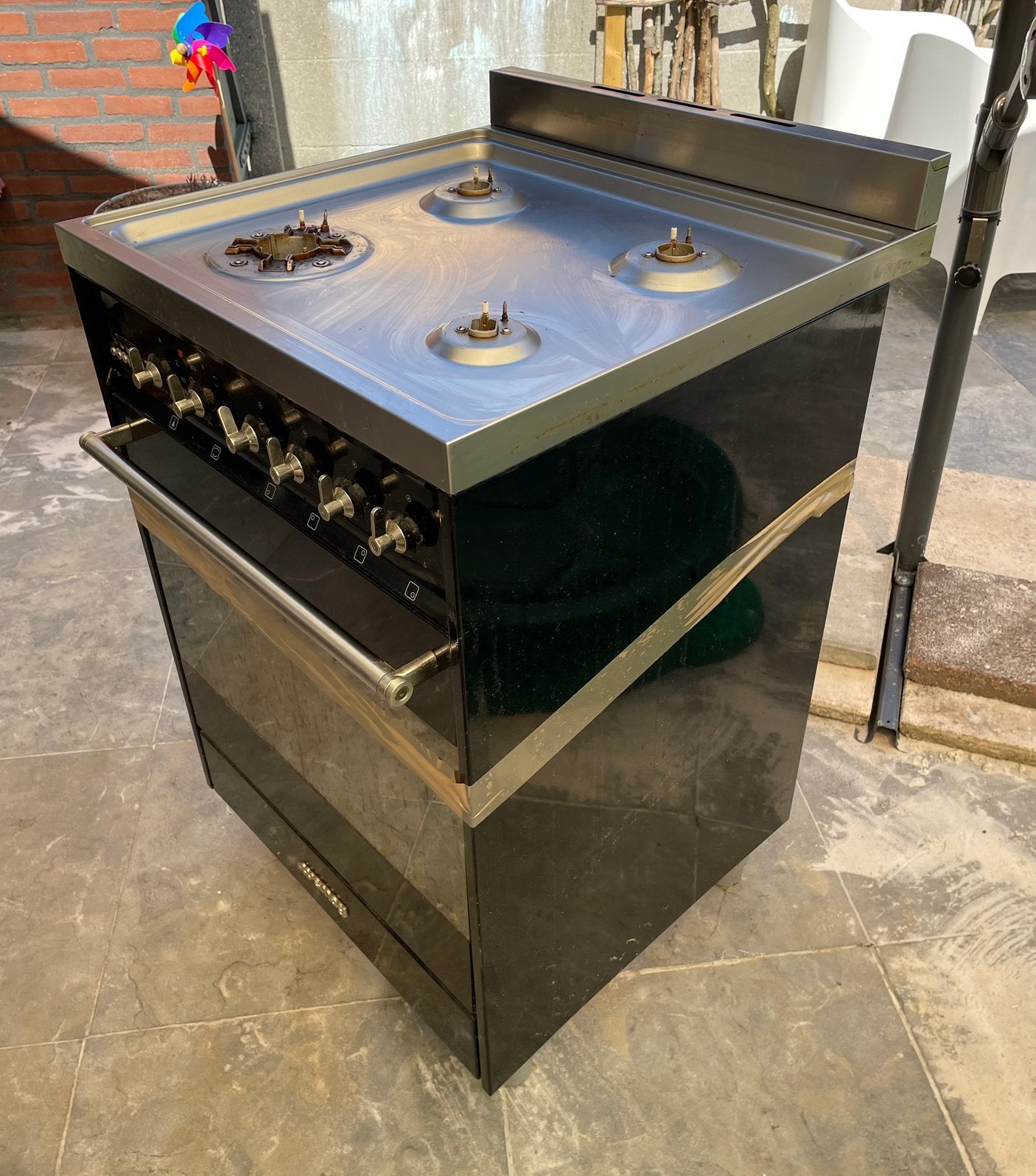 smeg c6gmnnlk8 gratis, Ophalen, Gebruikt, 60 cm of meer, 4 kookzones