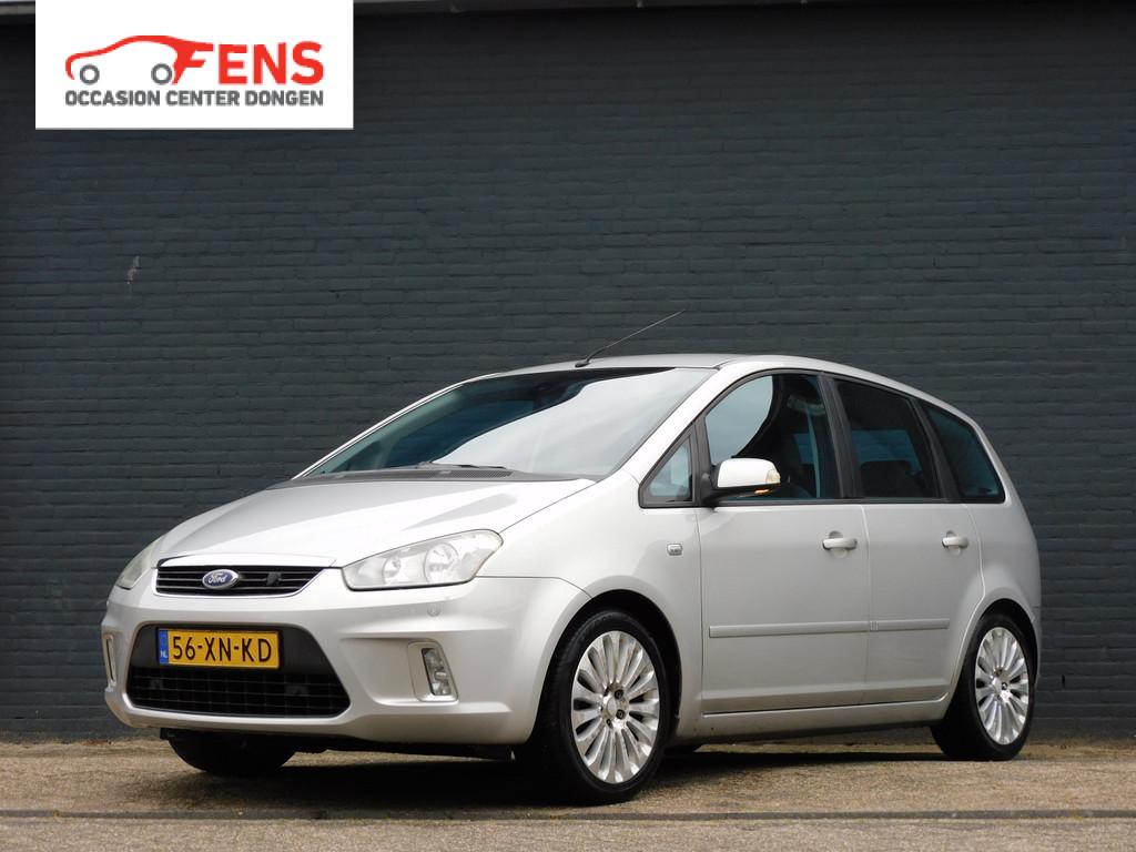 Ford C-MAX 1.8-16V Titanium Flexifuel CRUISE! CLIMA! TREKHAA, Voorwielaandrijving, Stof, Gebruikt, Zwart