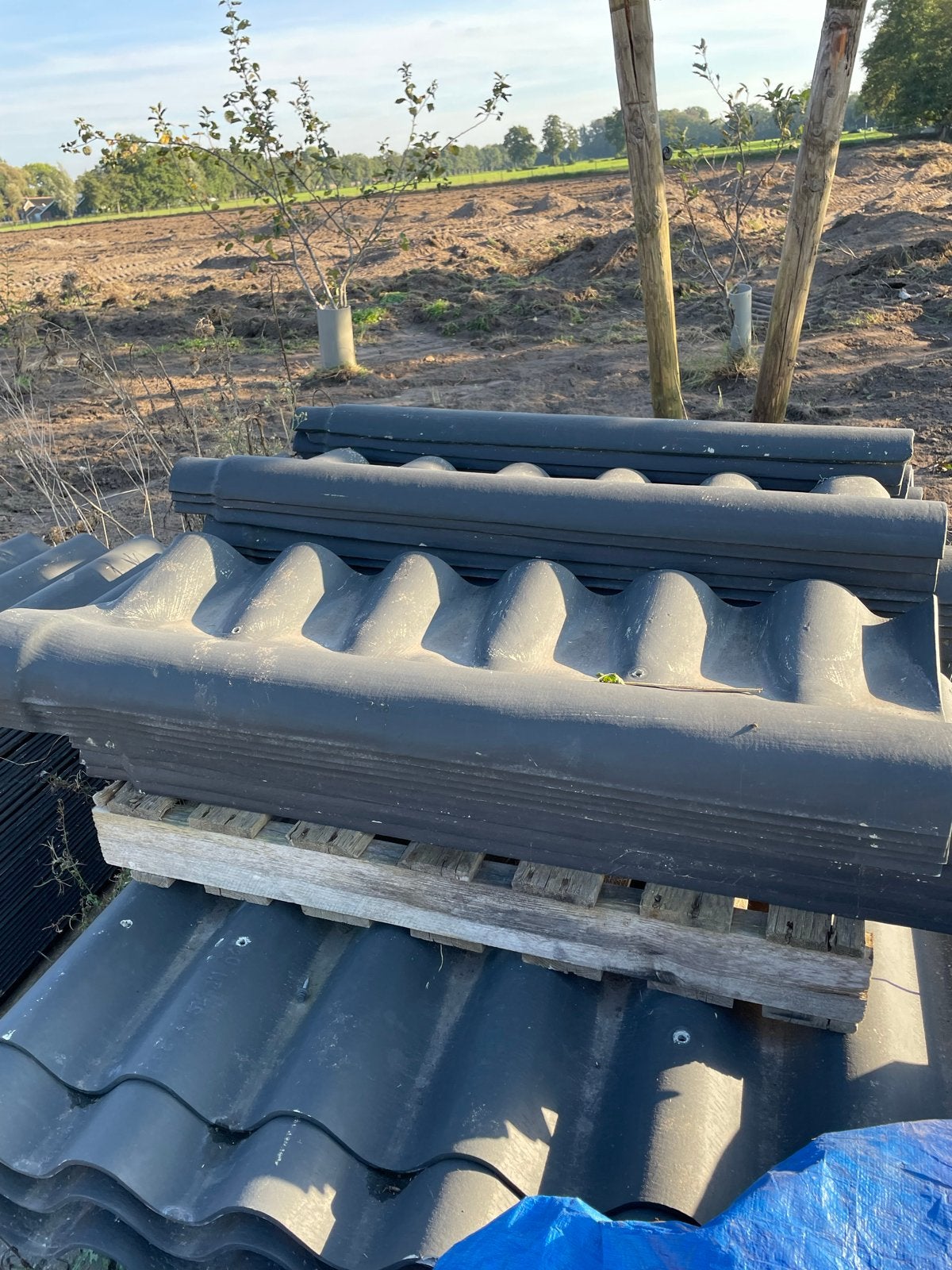 Gebruikte golfplaten voor dakbedekking, Ophalen, Overige materialen, Gebruikt, 15 m² of meer