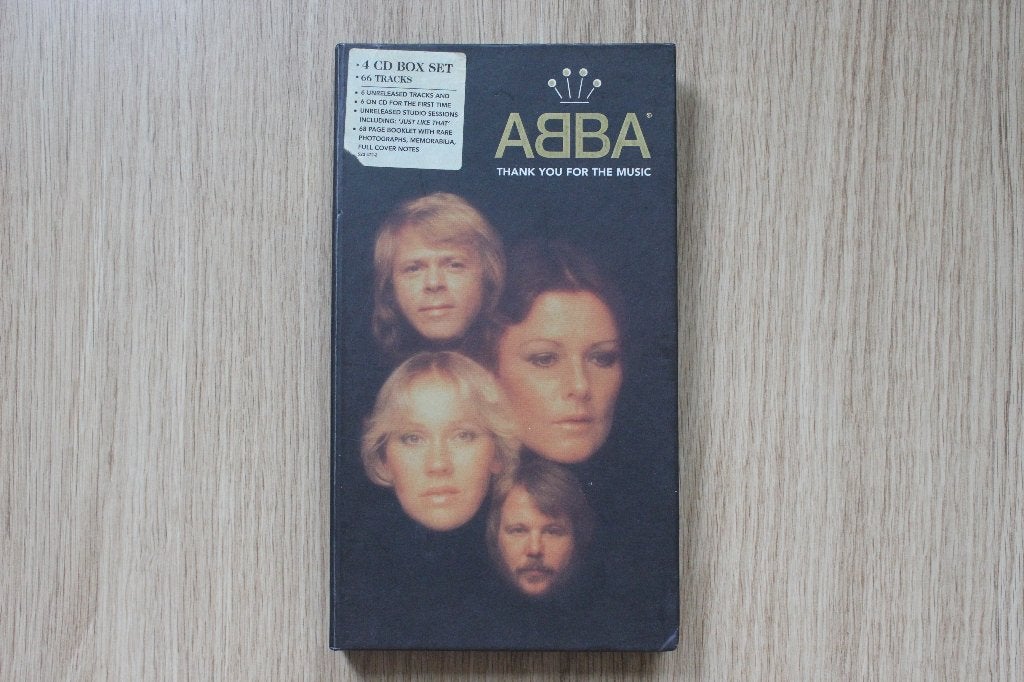 ABBA - Thank You Four The Music - 4CD Box Limited, Pop, Ophalen of Verzenden, Zo goed als nieuw, Inclusief boekje
