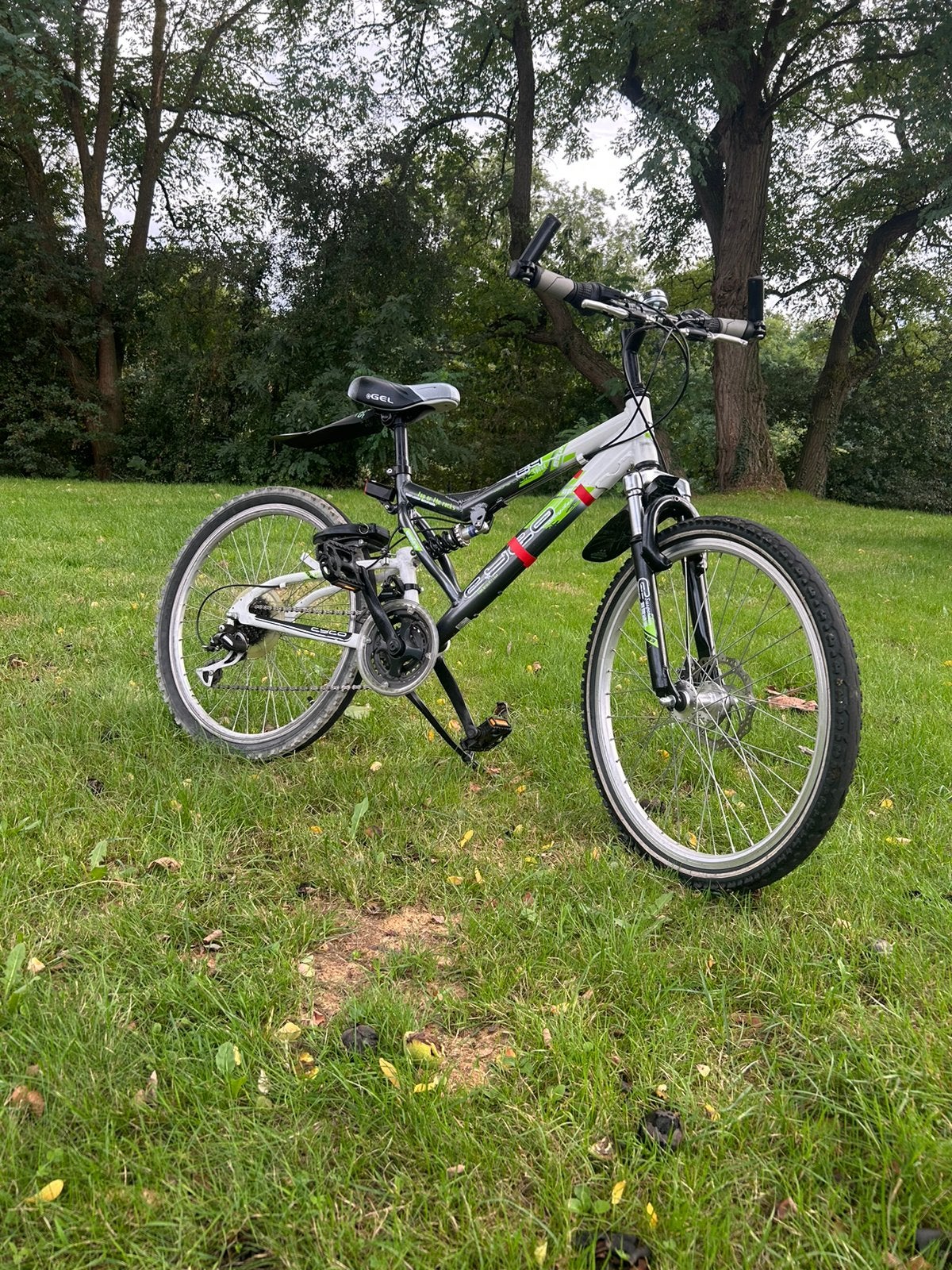 Moutainbike met full suspension, Fietsen en Brommers, Fietsen | Crossfietsen en BMX, Ophalen, Zo goed als nieuw, 24 inch of meer