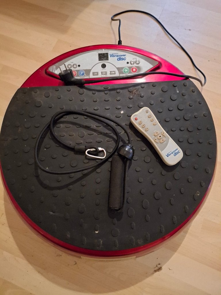 Triplaat Vibrapower Disc, Ophalen, Zo goed als nieuw, Metaal, Trilplaat