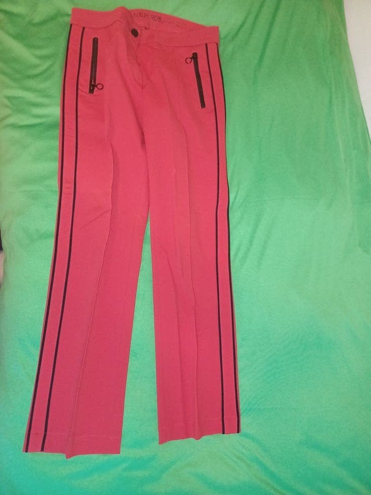 Rosner R05 Alisa Mid-Waist Slim Vuurrood brandweerrood, Maat 38/40 (M), Ophalen of Verzenden, Zo goed als nieuw, Rosner