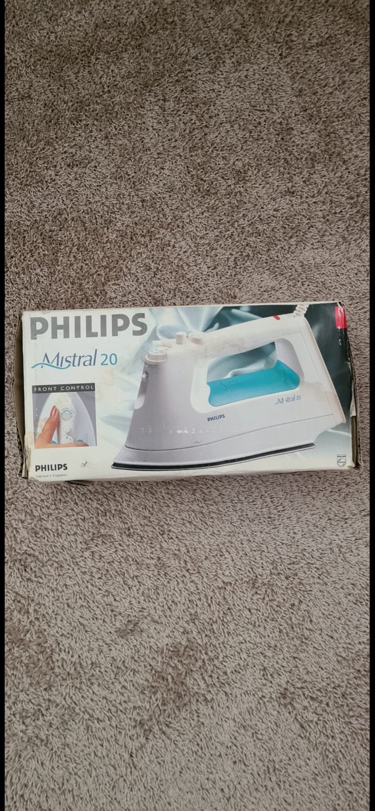 Philips Mistral 20 Strijkijzer - Nieuw in doos, Ophalen of Verzenden, Nieuw, Strijkijzer met snoer