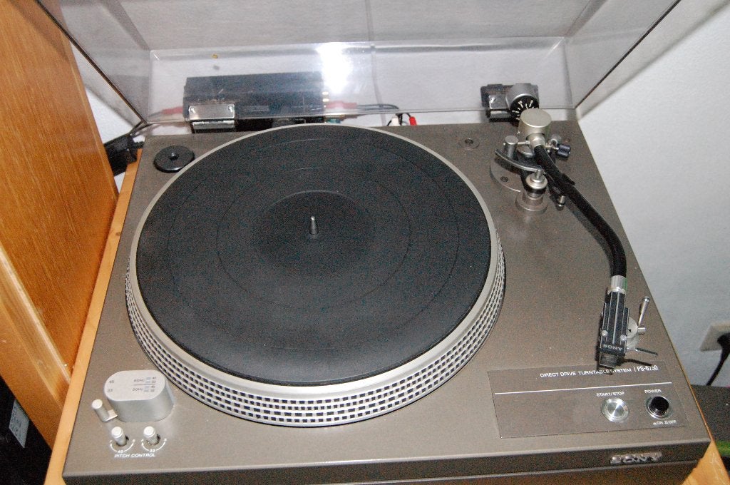 SONY PS 6750 Direct Drive platenspeler, Gebruikt, Verzenden, Pitch-regelaar, Platenspeler