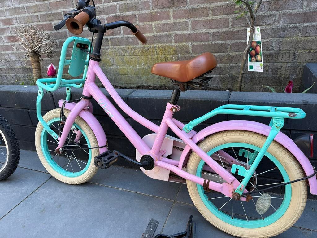 SPIRIT DIVA MEISJESFIETS ROZE 14 INCH NIEUW PRIJS €180, Ophalen, Gebruikt, 14 inch of minder, Handrem