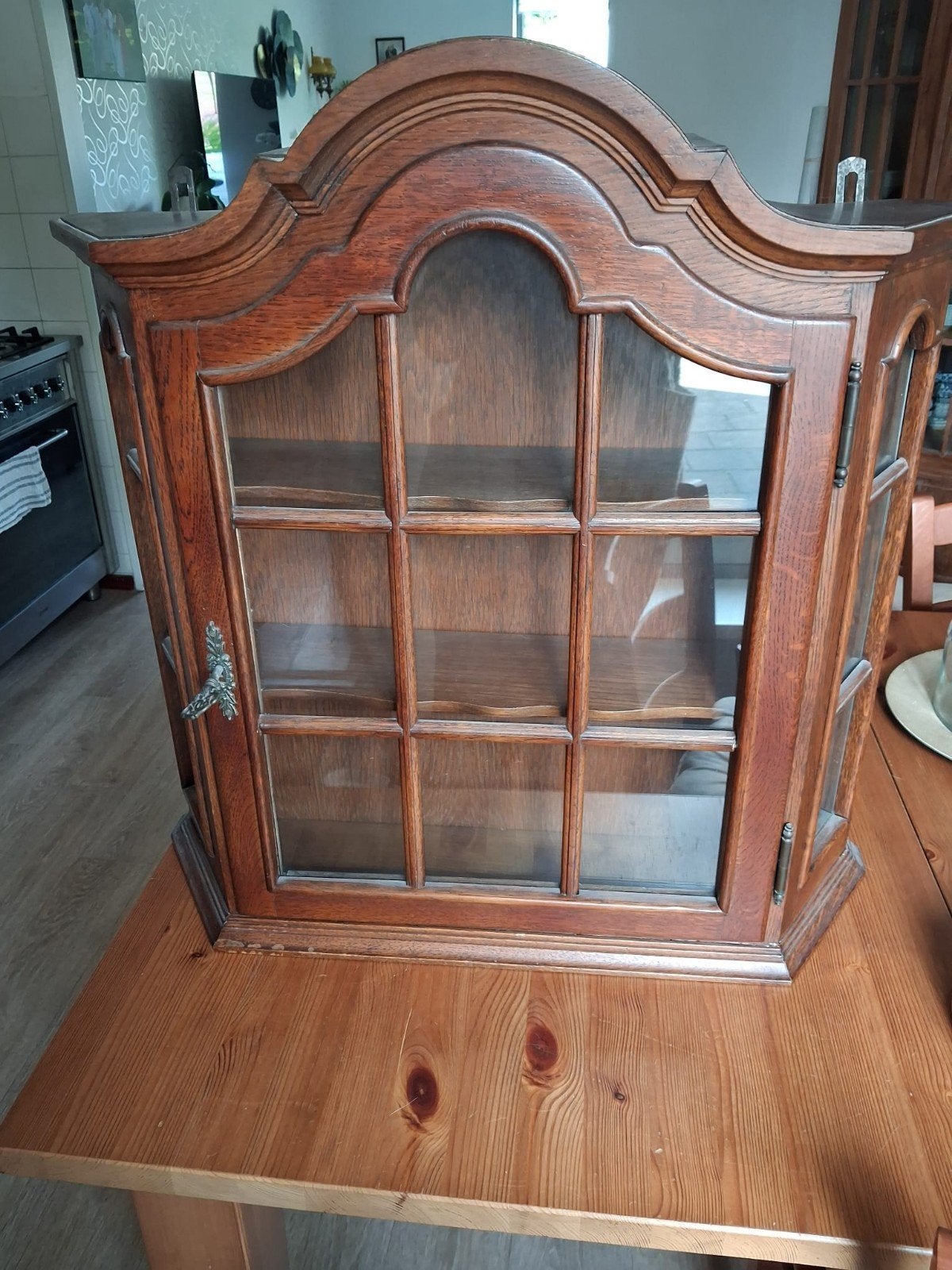 Vitrine kast., Huis en Inrichting, Kasten | Vitrinekasten, Ophalen, Zo goed als nieuw, 25 tot 50 cm, 50 tot 100 cm