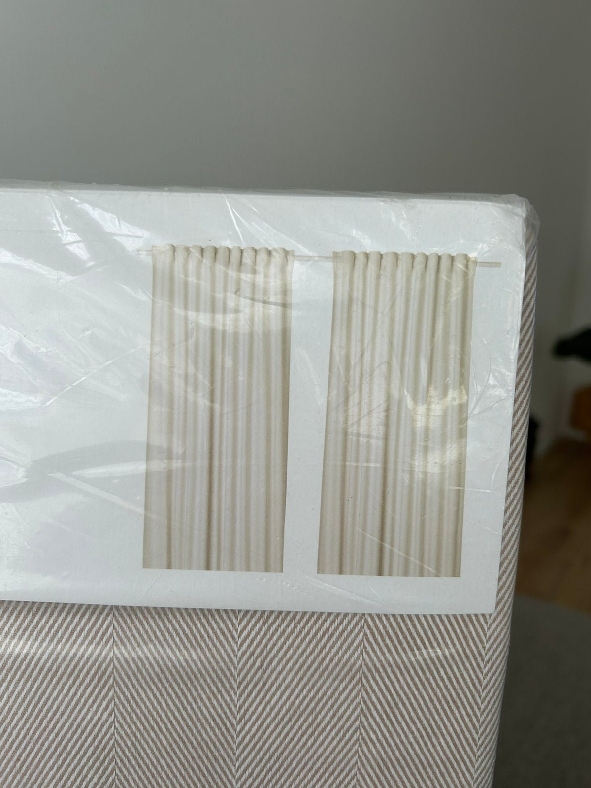 Nieuwe IKEA TIBAST gordijnen – beige/naturel, Ophalen, Nieuw