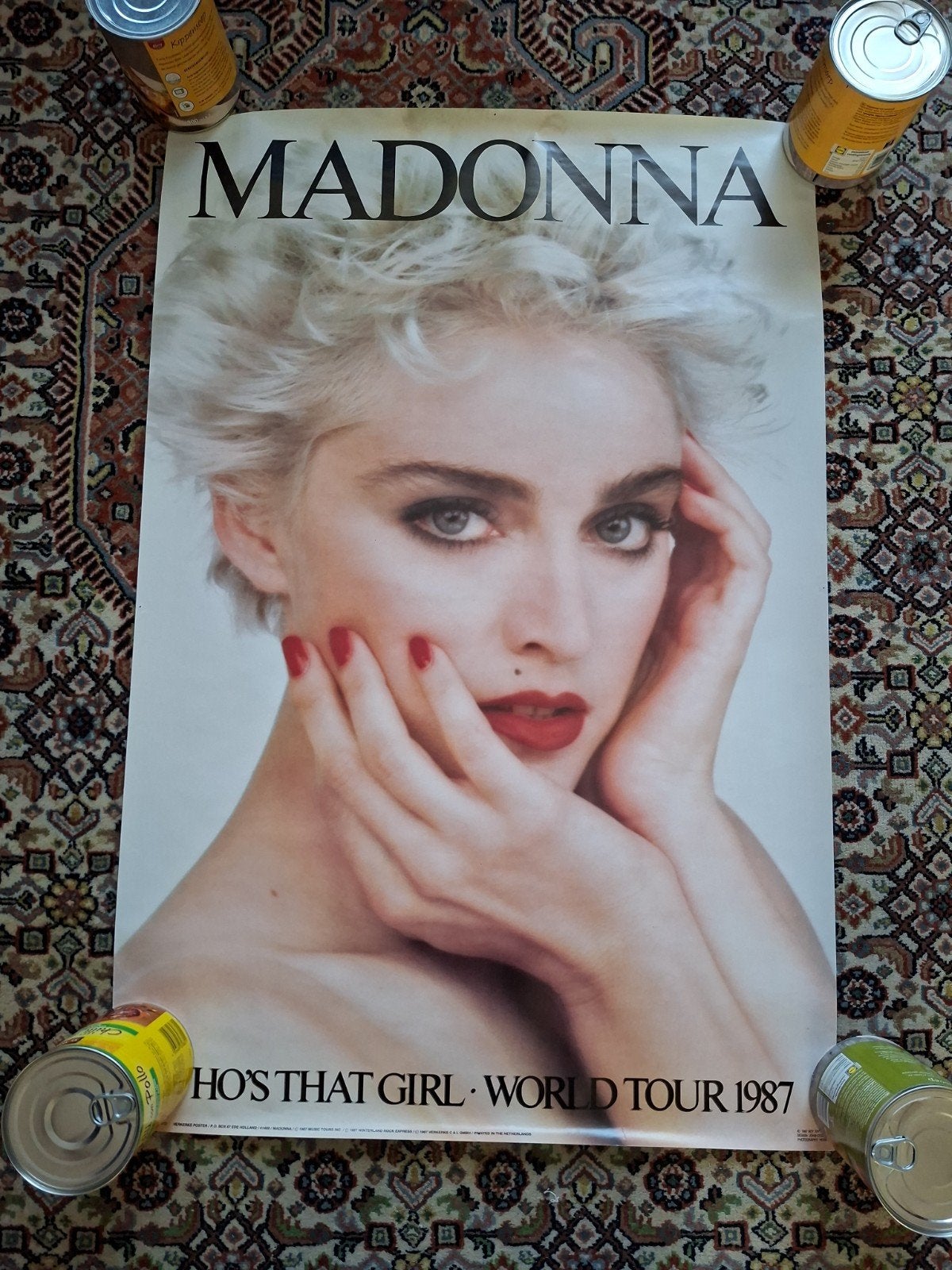 Madonna 'Who's That Girl' World Tour 1987 Poster, Verzamelen, Ophalen