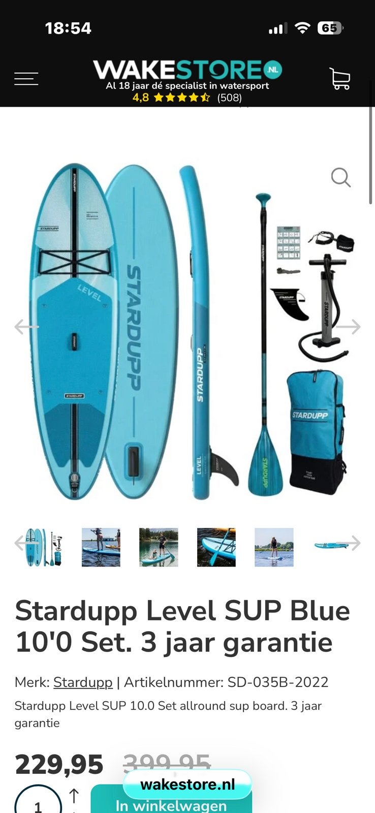 Stardupp Sup, Watersport en Boten, Ophalen, Nieuw, SUP-boards