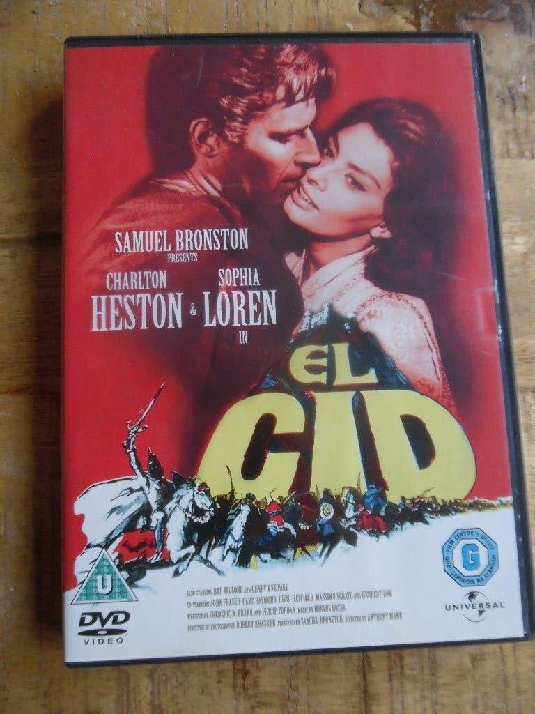 AVONTUUR SPEKTAKEL - EL CID - CHARLTON HESTON - SOPHIA LOREN, Ophalen of Verzenden, Gebruikt, Overige gebieden
