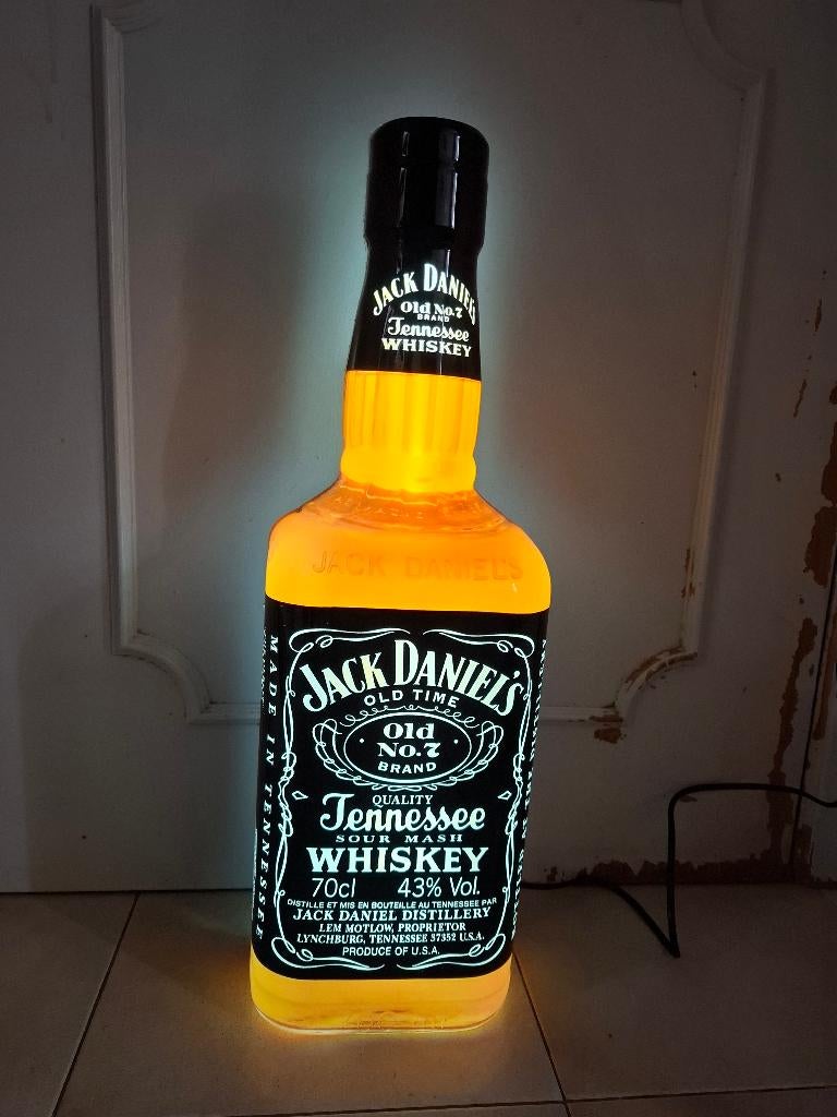 Grote zeldzame lichtreclame Jack Daniel's, Ophalen of Verzenden, Nieuw, Lichtbak of (neon) lamp