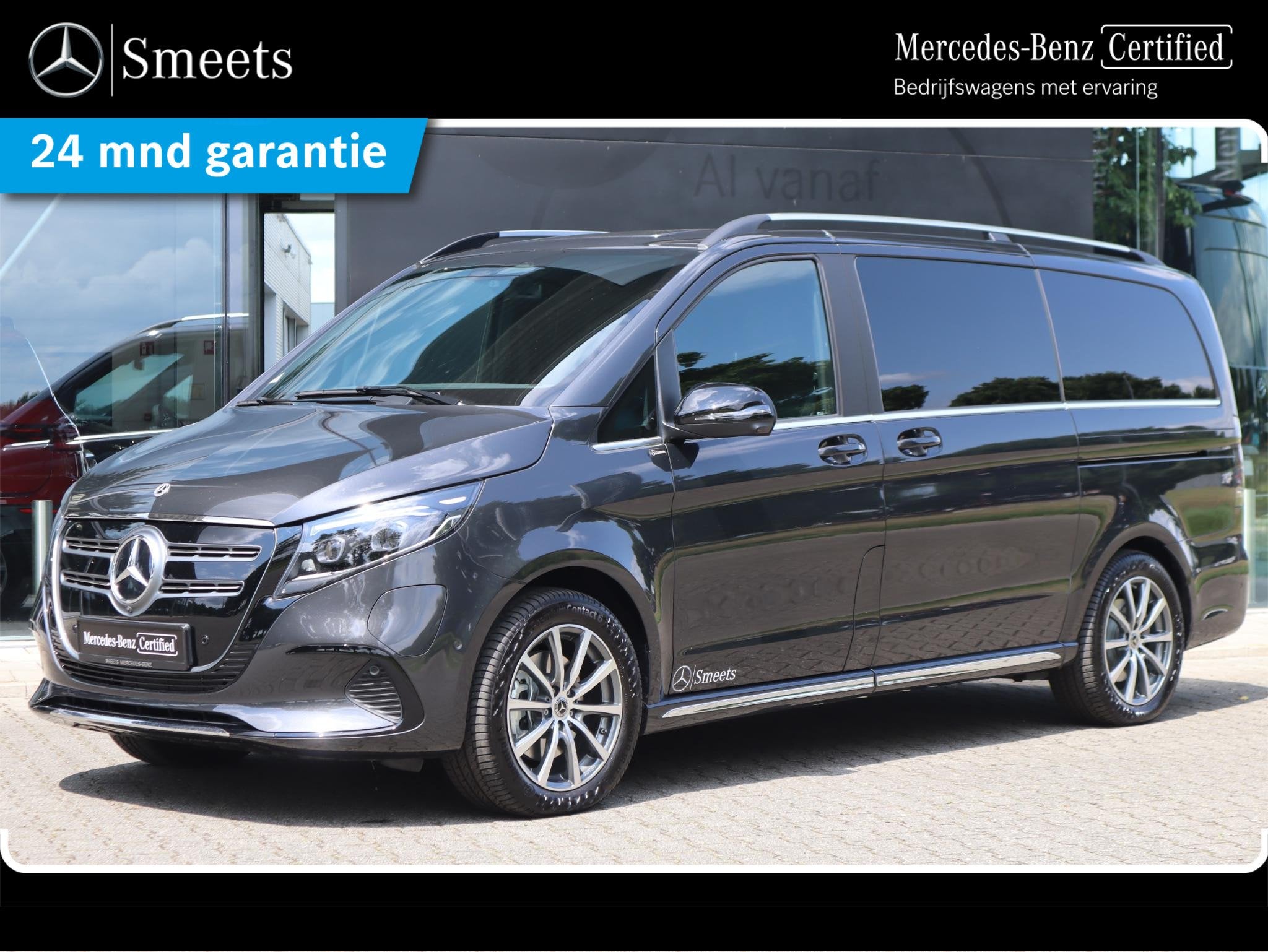 Mercedes-Benz EQV 300 L2 AVANT. 8 pers. (365km WLTP), Auto's, Stof, 365 km, Automatische klimaatregeling, 90 kWh