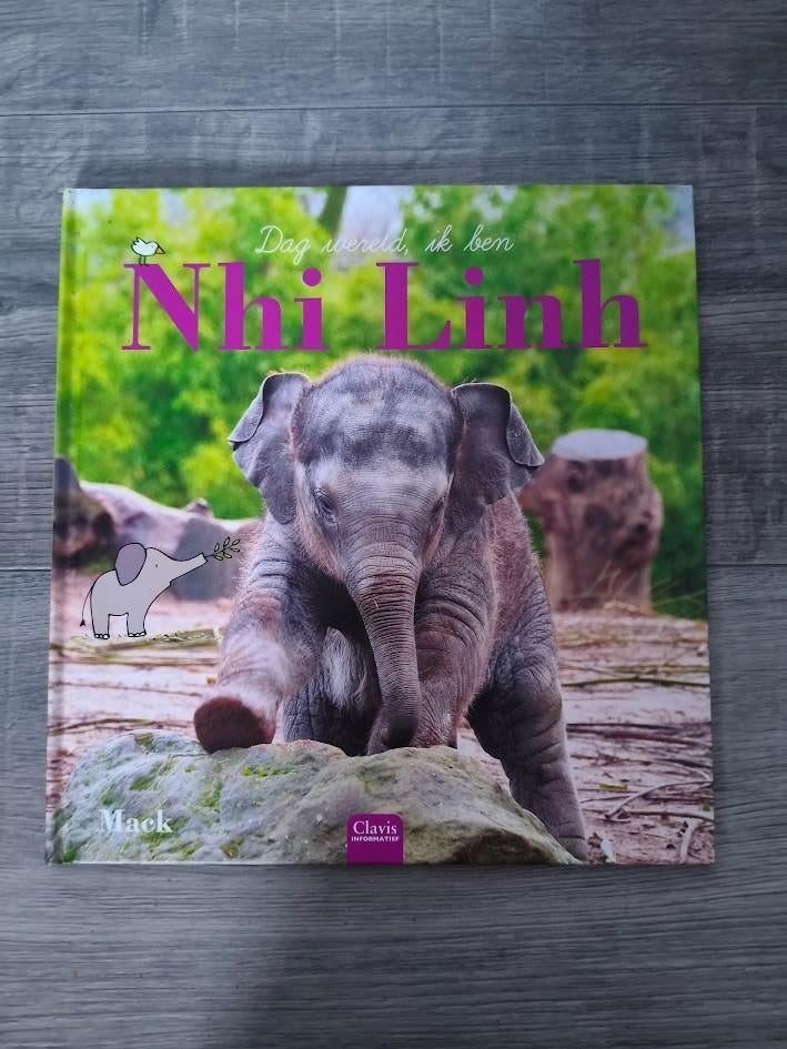 Dag wereld ik ben Nhi Linh boekje ( Diergaarde Blijdorp ), Boeken, Ophalen of Verzenden, Gelezen, Overige diersoorten